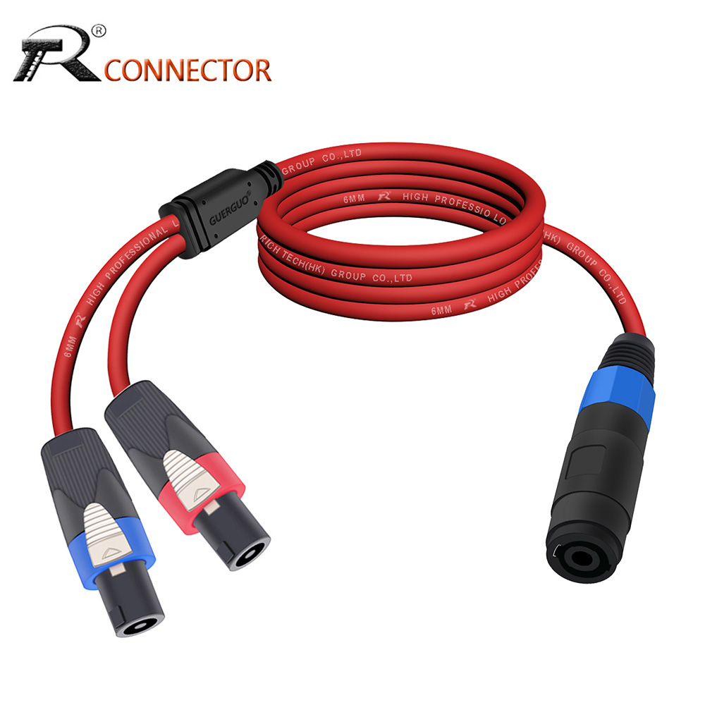 Audio Music Splitter - Câble répartiteur Speakon 1 vers 2,