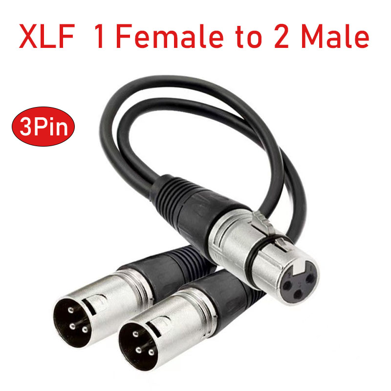 Audio Music Splitter - Câble séparateur XLR 3 broches femelle