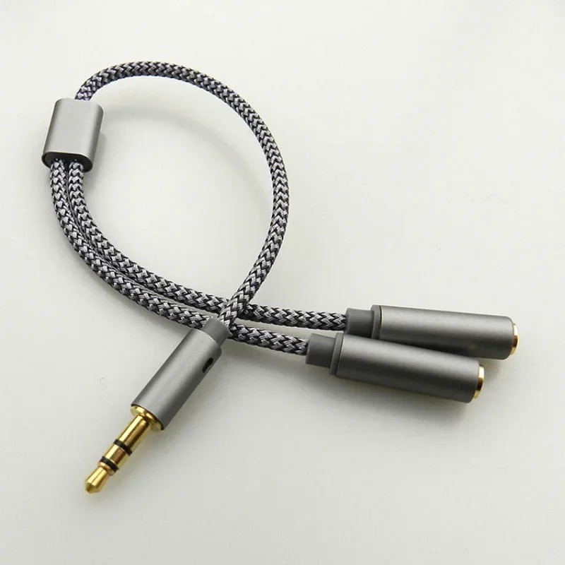Audio Music Splitter - Adaptateur de casque, câble séparateur de