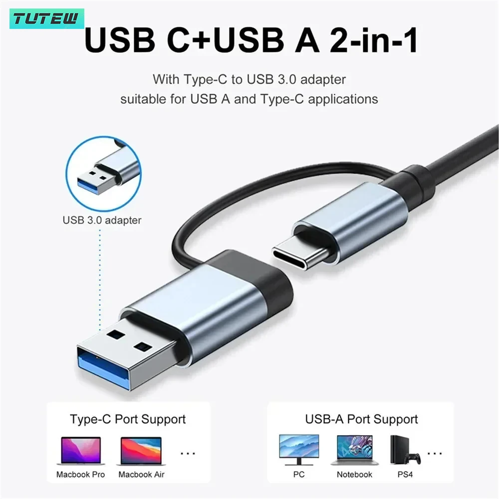 Répartiteur USB 8 en 1, Hub US - Audio Music Splitter avis et prix