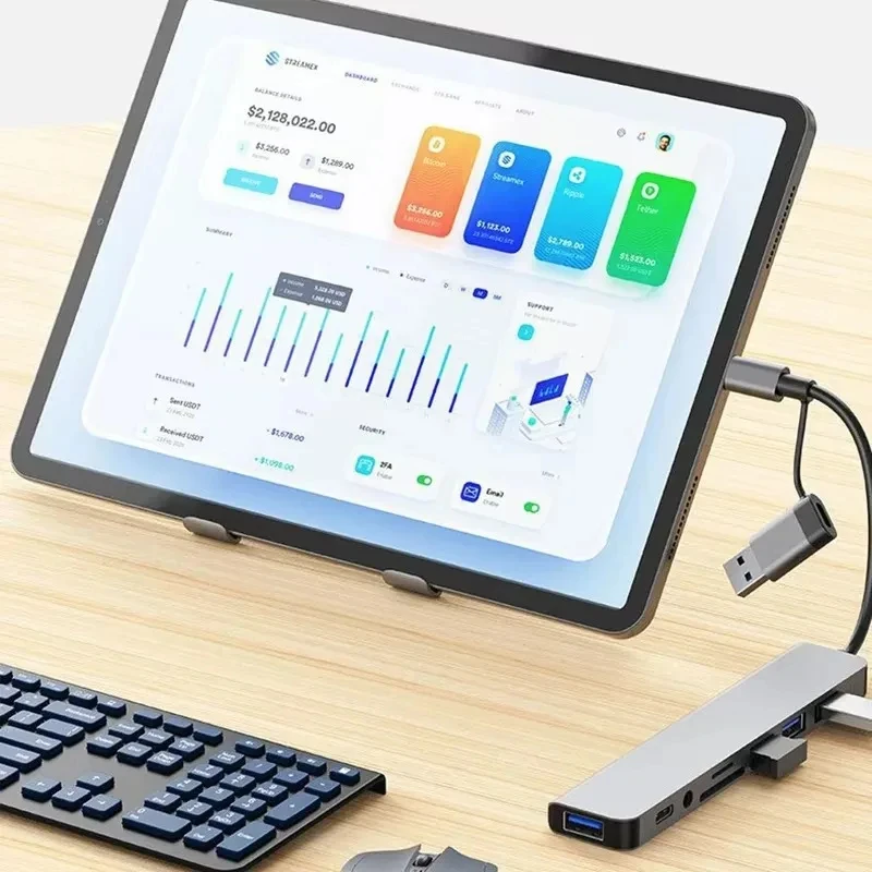 Répartiteur USB 8 en 1, Hub US - Audio Music Splitter avis et prix