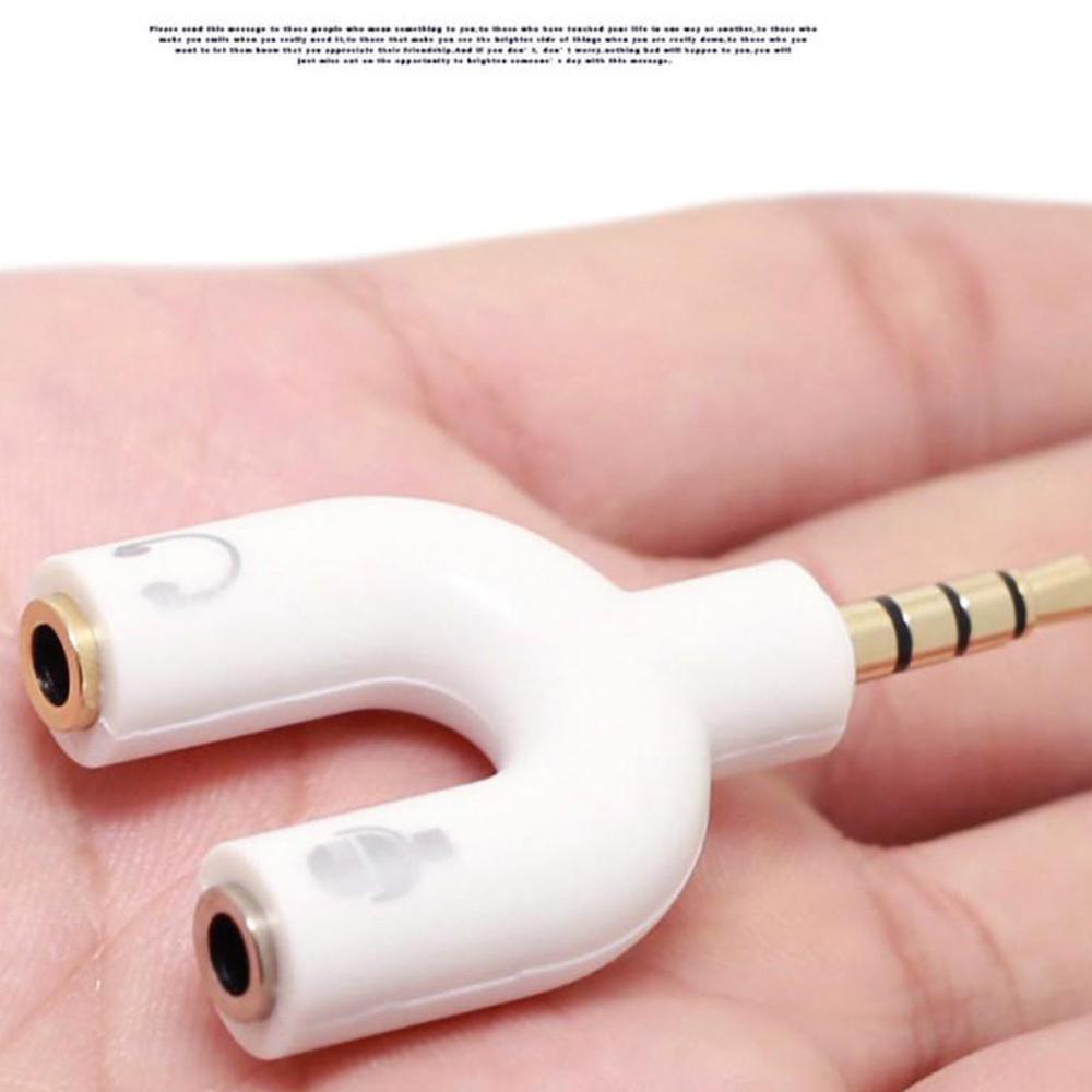 Adaptateur double de Type U 3. - Audio Music Splitter avis et prix